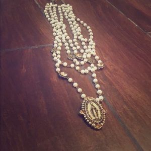 Virgins, Saints & Angels Pearl Necklace